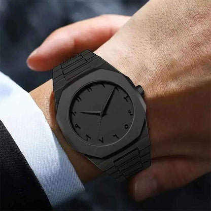 Arabic Black Male Quartz Watches